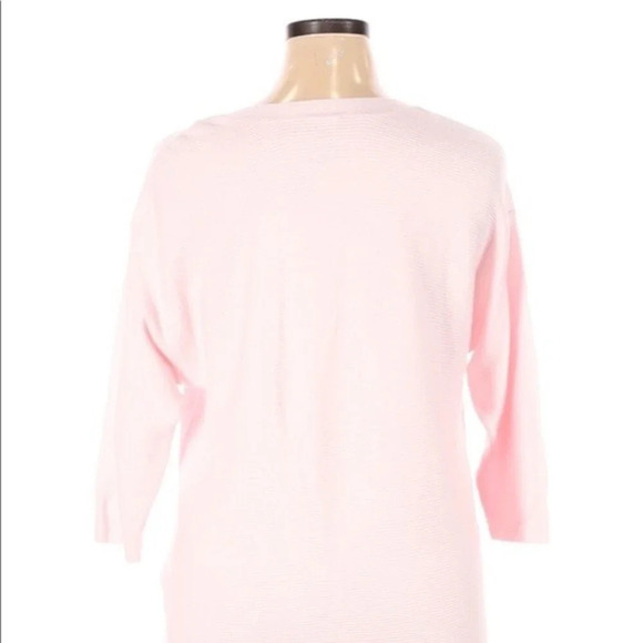 Chico’s pink knit sweater size 3/xlarge - Picture 3 of 7